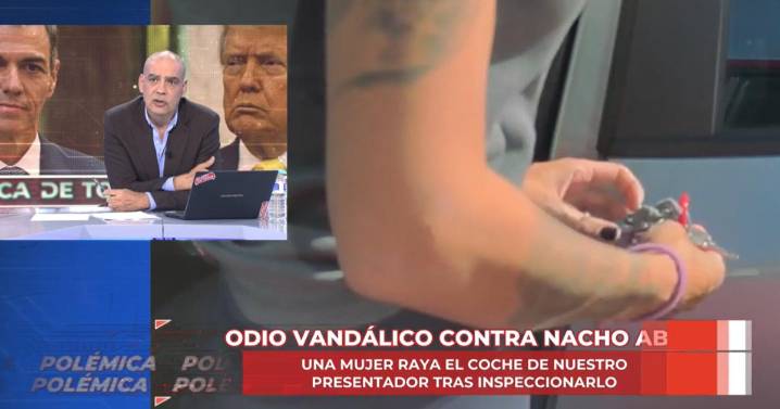 Una policía municipal de Madrid fue detenida por rayar el coche de alta gama del periodista Nacho Abad