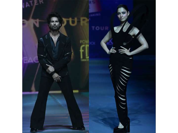 Shahid Kapoor, Tamannaah Bhatia turn showstoppers at fashion show