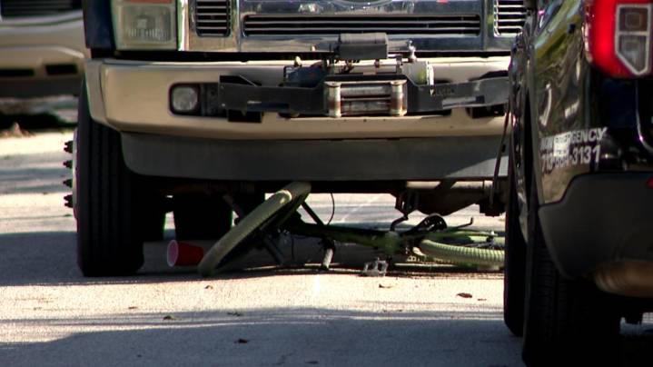 ‘Seeing his little face… it was just hard’ | Neighbors recall moments after crash that killed 7-year-old on bike