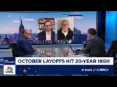 Anticipating more layoffs through the end of the year, says Andy Challenger