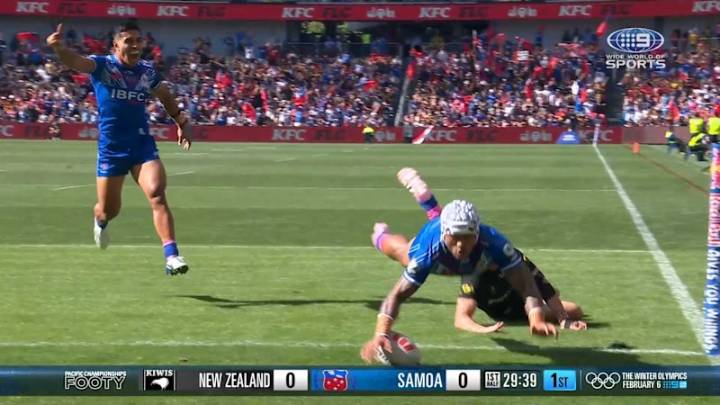 To'o strikes for Samoa