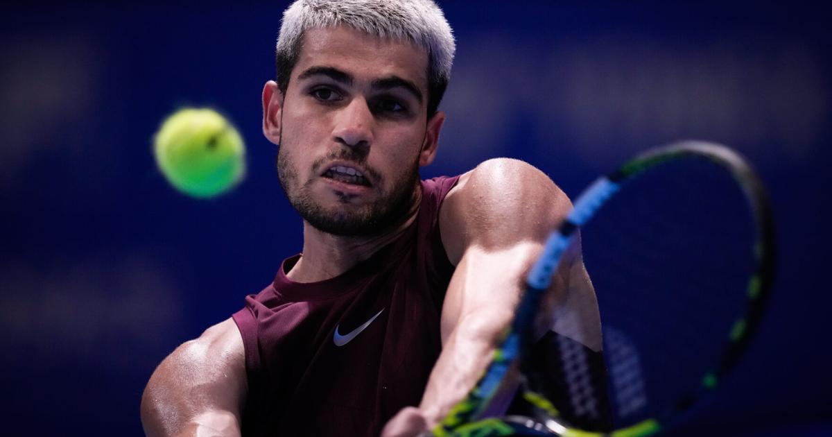 Alcaraz grouped with Djokovic and Sinner with Zverev in ATP Finals draw