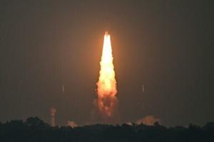 India space agency launches its heaviest satellite