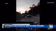 Louisville recycling worker describes moment UPS cargo plane crashed nearby