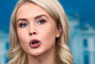 'Hoax!' Karoline Leavitt won't deny Trump spent 'hours' with victim at Epstein's house