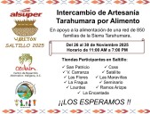 Podrán saltillenses y ramosarizpenses obtener artesanías Raramuri por productos de despensa 