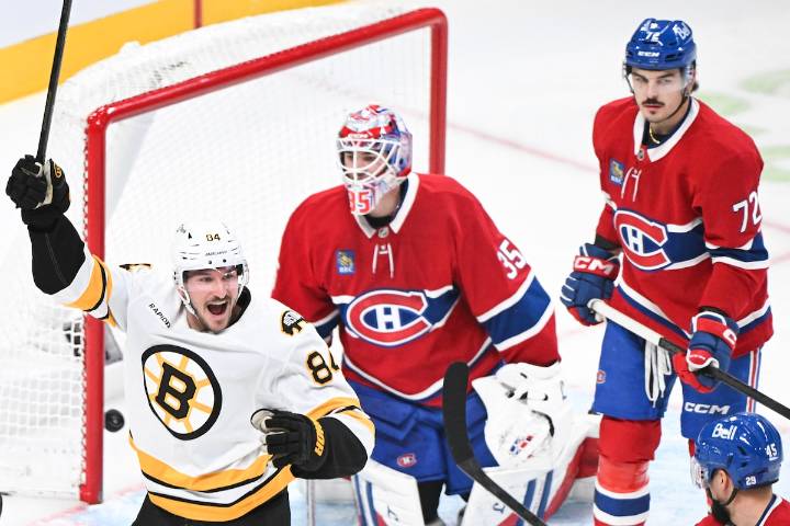 Bruins hand slumping Canadiens third straight loss