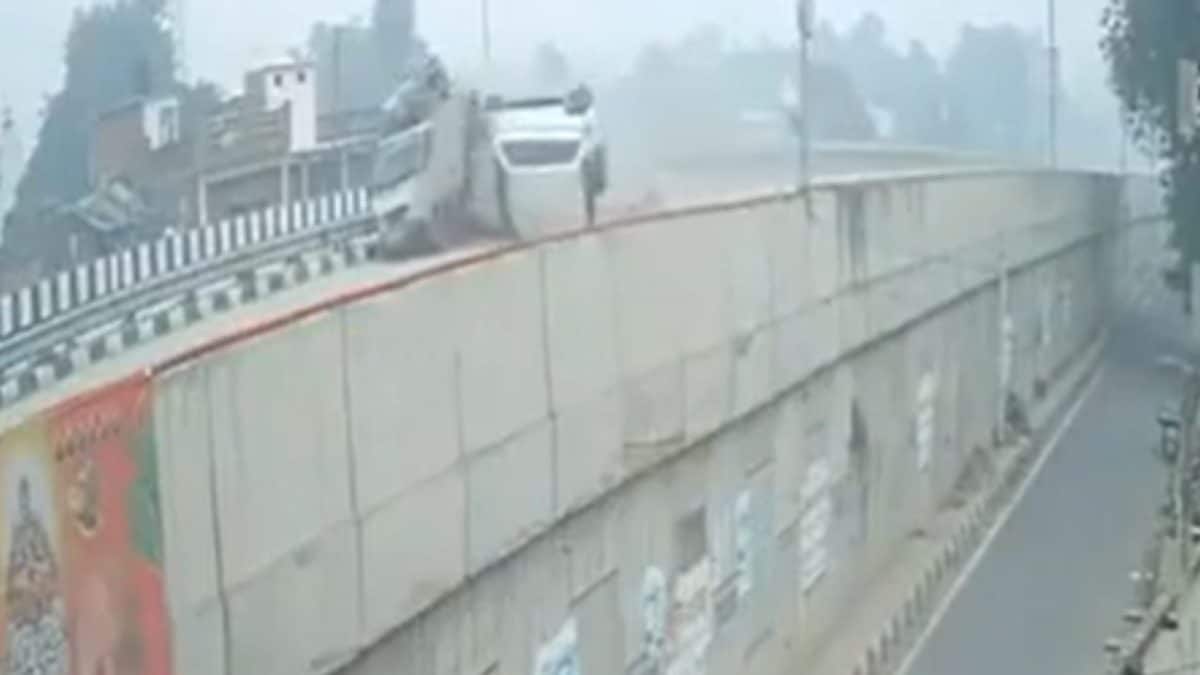 Caught On Cam: Bolero Overturns Several Times After Colliding With Truck In Gorakhpur