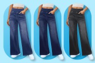 These Wide-Leg Sweatpant Jeans Are on Sale for $38 at Amazon