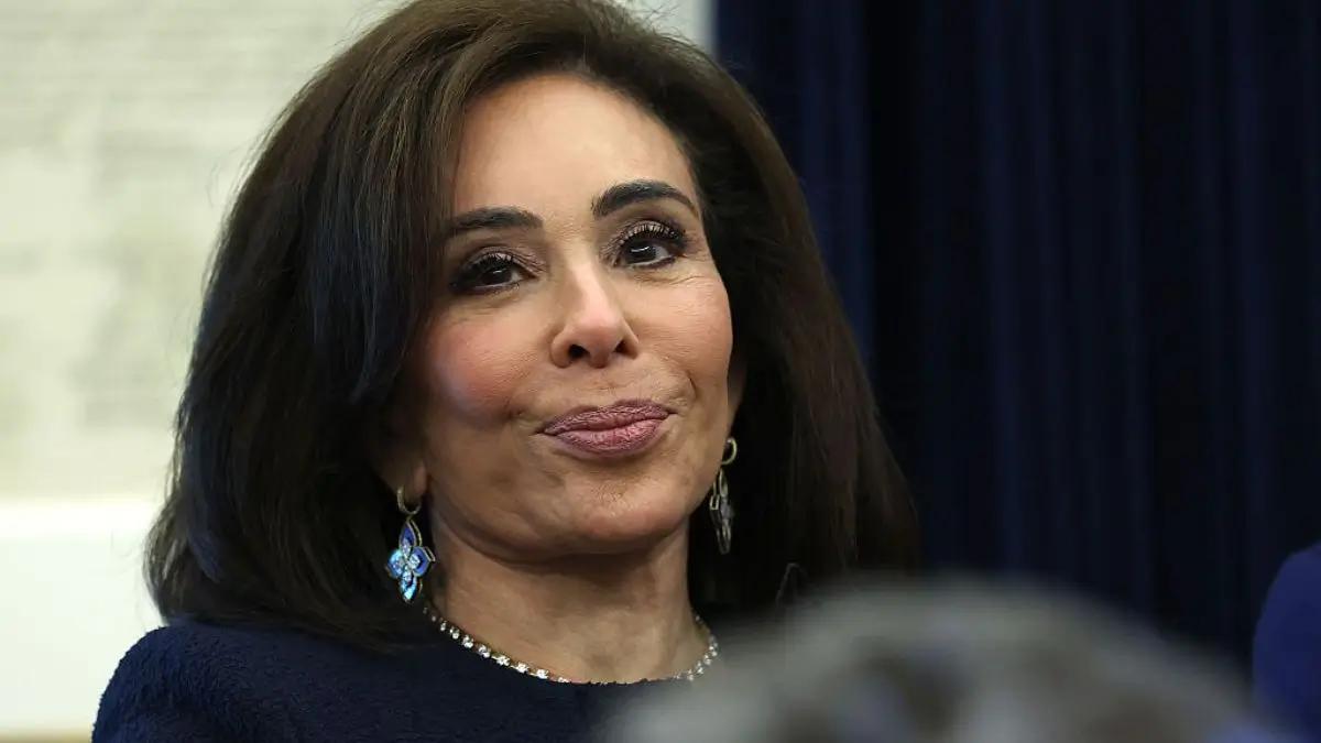 ‘Drunk Aunt’: Jeanine Pirro’s Briefing Derails After Viewers Zoom In on Her 'Chucky Hairstyle'