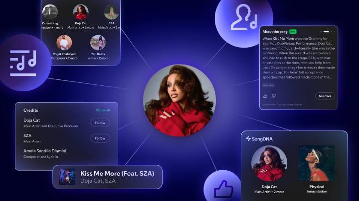 Spotify's new features let listeners explore the people and stories behind their favorite music