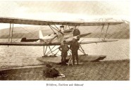 Pluschow trasmite a su esposa la alegría de volver a volar