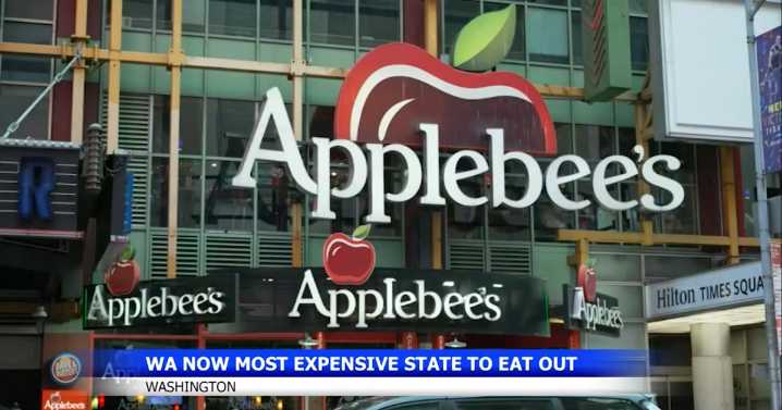 Washington diners face highest restaurant costs in the nation