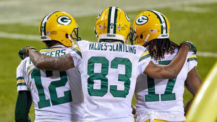 Marquez Valdes-Scantling say Aaron Rodgers "is the reason" he signed with Steelers