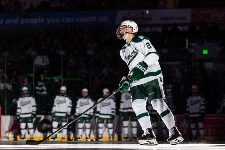 Maxon Vig, son of former UND captain, eager to return to The Ralph as an opponent