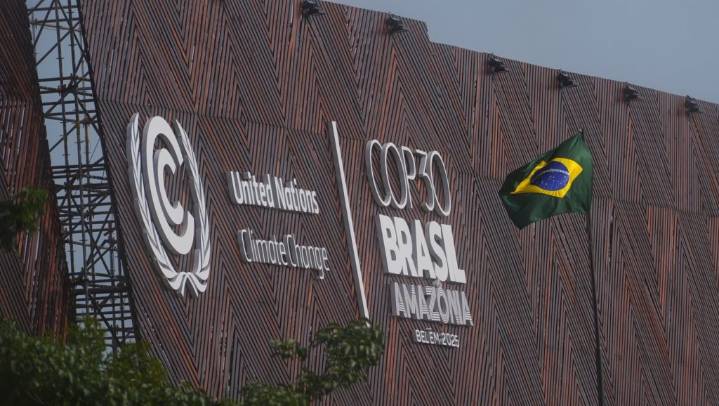 Fire prompts evacuations at one of the buildings for UN climate talks in Brazil