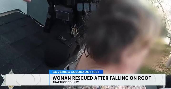 Deputies rescue older woman who fell, became trapped on roof