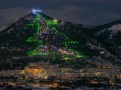 Encenderán las luces del árbol de Navidad más grande del mundo
