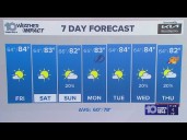 10 Weather: Thursday night forecast