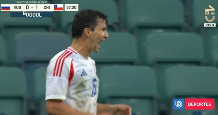 Gonzalo Tapia rompió el cero: así fue el tanto del delantero chileno en el amistoso en Rusia