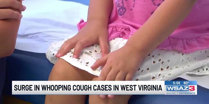 Whooping cough cases rise in West Virginia