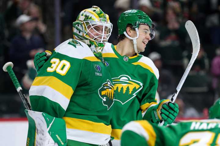 Wild goaltender Jesper Wallstedt finding his legs in NHL