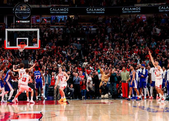 Impresionante remontada de Bulls para derrotar 113×111 a los 76ers