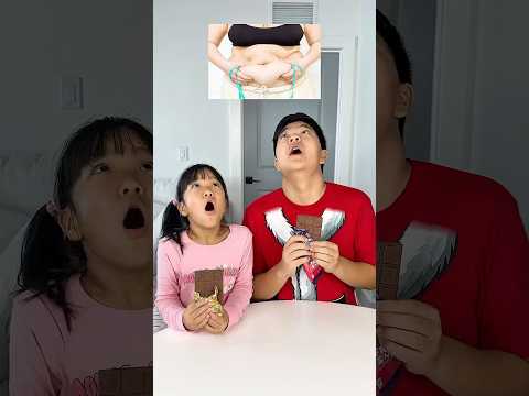 When chocolate is more important 🍫🥵 LeoNata family #shorts