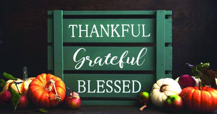 Thankful for Thanksgiving - a day to extend a hand, converse, help and heal