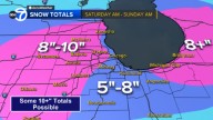 Chicago weather forecast: Snowstorm this weekend to bring several inches of snow Saturday, Sunday