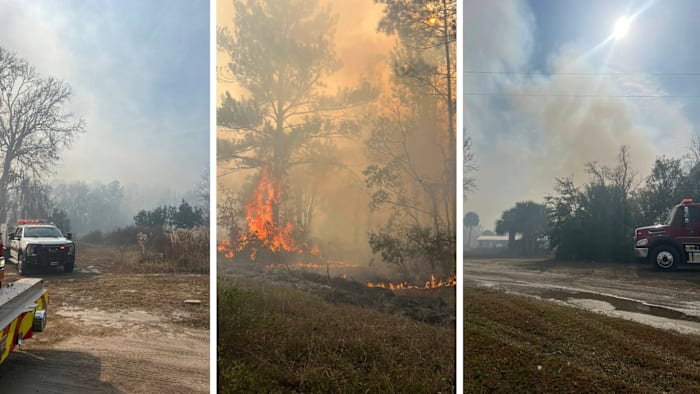 Drivers asked to avoid US Hwy. 1 north of Hilliard due to brush fire