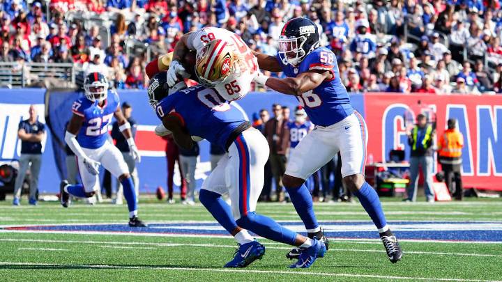 📸 Game Photos: Giants face 49ers in Week 9