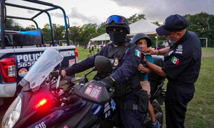 Policía de Cancún fortalece la prevención con jornadas de proximidad social