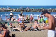 Las playas, como en verano: la máxima llegó a los 27°