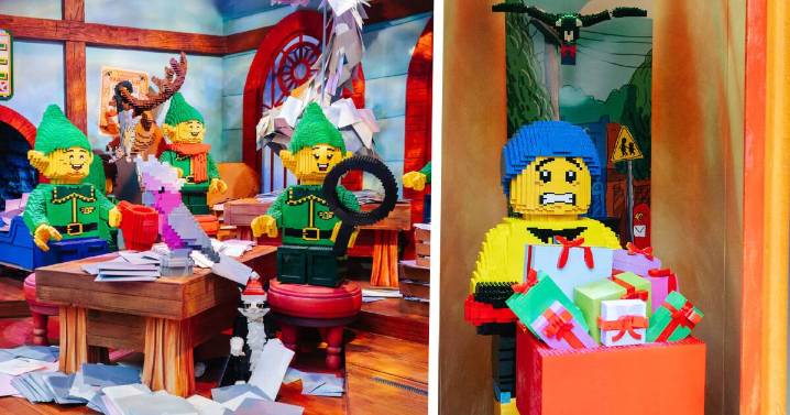 Melbourne's Myer Christmas display goes Lego for 2025