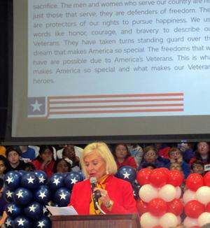 International Studies Magnet School honors veterans with patriotic ceremony