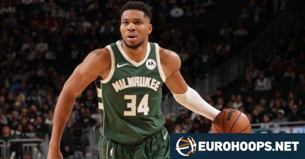 Giannis Antetokounmpo, sidelined up to two weeks with groin strain
