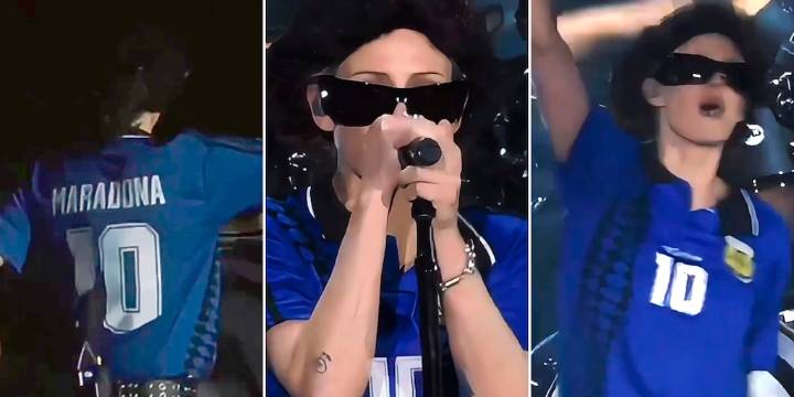 Emily Armstrong conmovió a la Argentina: la nueva vocalista de Linkin Park homenajeó a Diego Maradona