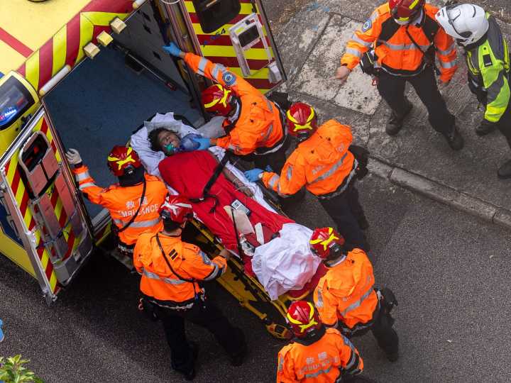 Hong Kong blaze death toll reaches 55 as rescue operations continue