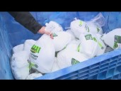 Hundreds line up for free turkeys in South Fulton at World Changers Church Int.