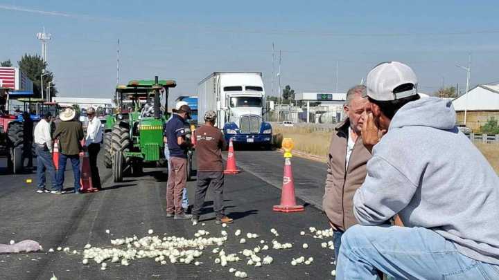 Bloqueos de Campesinos en Guanajuato Dejan Trenes Varados con 251 Mil Toneladas de Carga