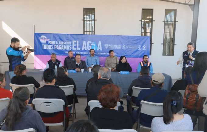 Lanza Gobierno del Estado el programa de descuentos “Todos Pagamos el Agua”