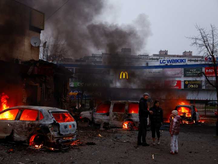 Kyiv comes under deadly Russian drone, missile attacks