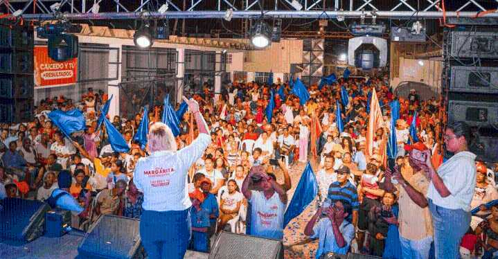 Ciénaga se une a la candidatura de Margarita Guerra a la Gobernación Más de 1.500 ciudadanos 'color azul' consolidaron una alianza de apoyo a la candidata.