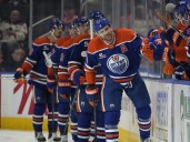 Player grades: Evan Bouchard redeems himself with OT winner, Oilers 3, Hawks 2