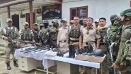 Arms cache unearthed in Manipur’s Kakching district