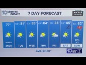 10 Weather: Monday morning forecast; Nov. 3, 2025