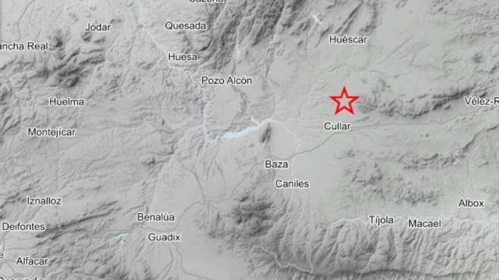 Registrados dos terremotos de madrugada en Cúllar