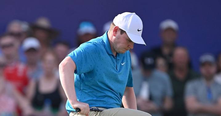 Bob MacIntyre delivers a career best in Race to Dubai then turns the air blue over his putrid putting