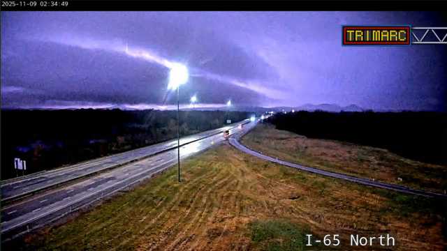 Overnight storms rolling through